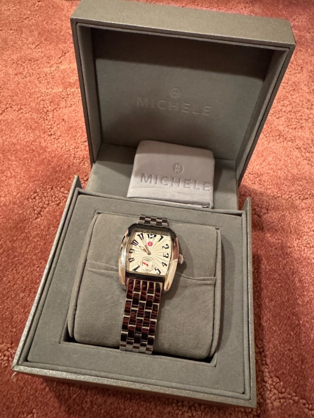Michele Women Stainless Steel Urban Deco Bracelet Watch